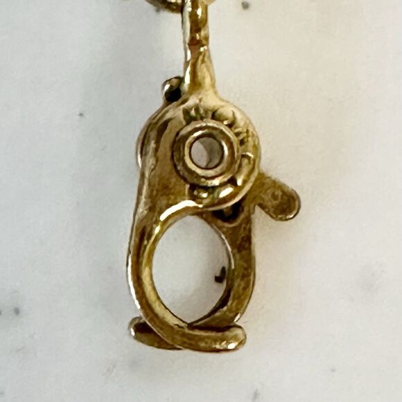 Vintage Monet Gold Tone Twisted Woven Rope Chain Necklace Signed‎ 20” Shiny - Picture 9 of 9